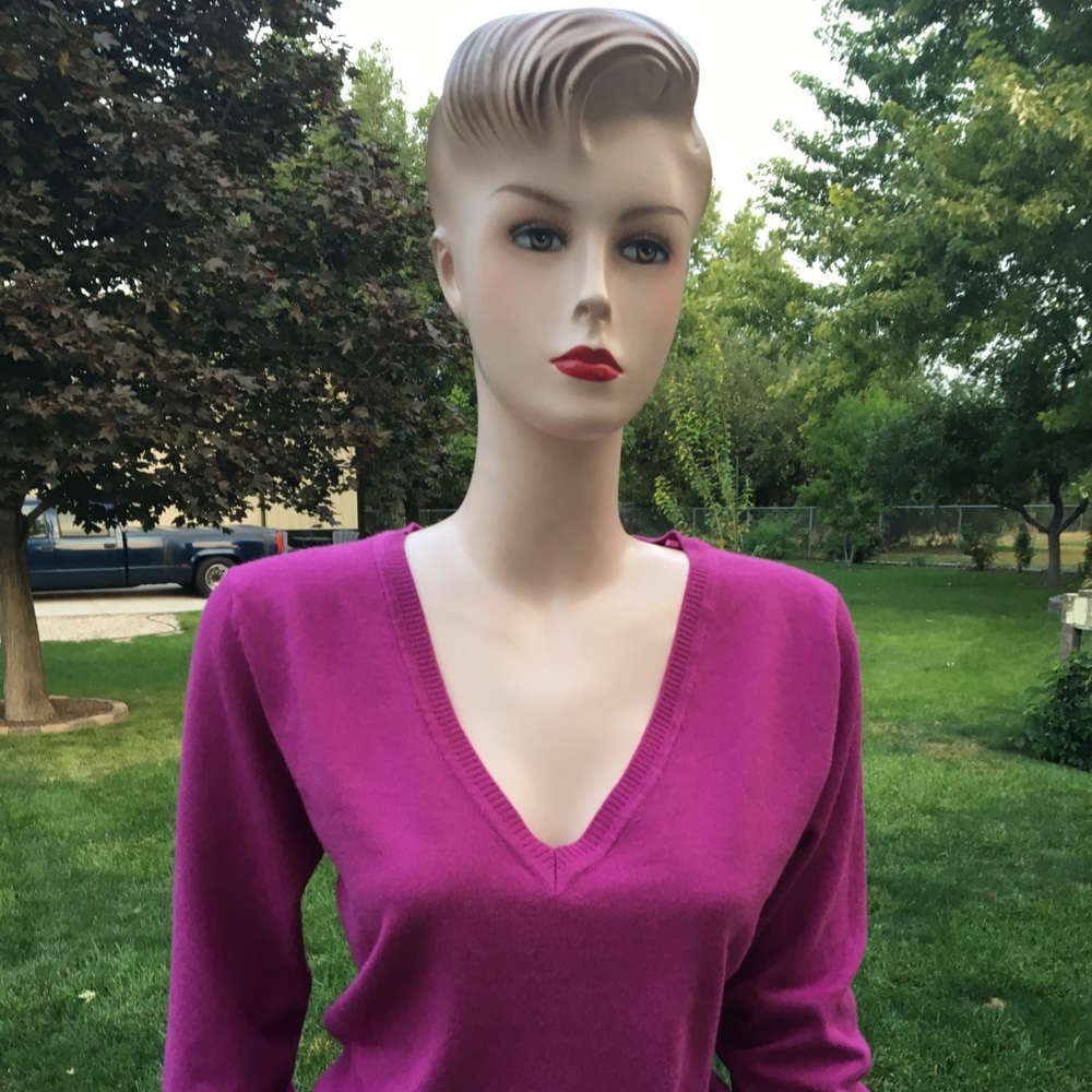 Cotton On Pullover V-neck Mauve Sweater